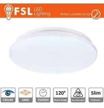 Plafoniera LED 25W 3000K 120° 38x5,5cm CRI80