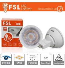 MR16 Lampadina LED - 6W 6500K 520LM 38º CRI80   DC 12V