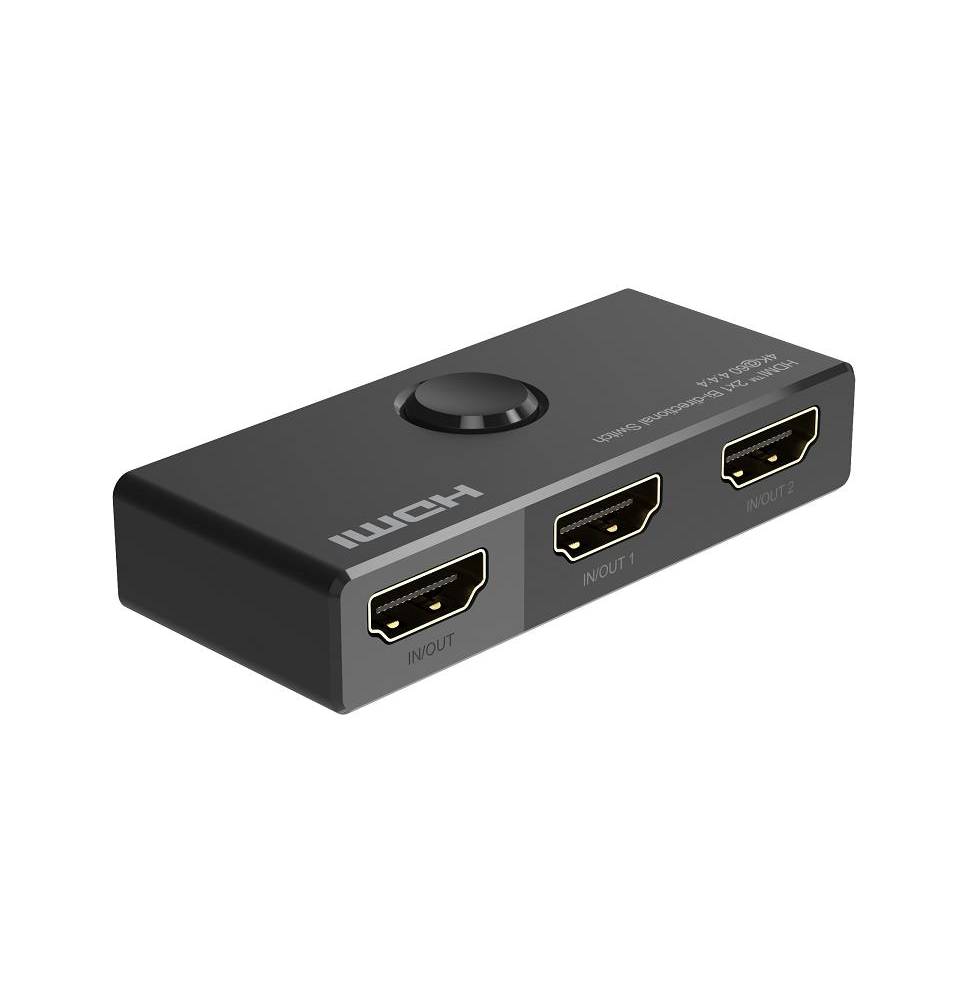 Switch HDMI 2x1, Splitter 1x2, 2 Bidirezionali, 4K@60hz