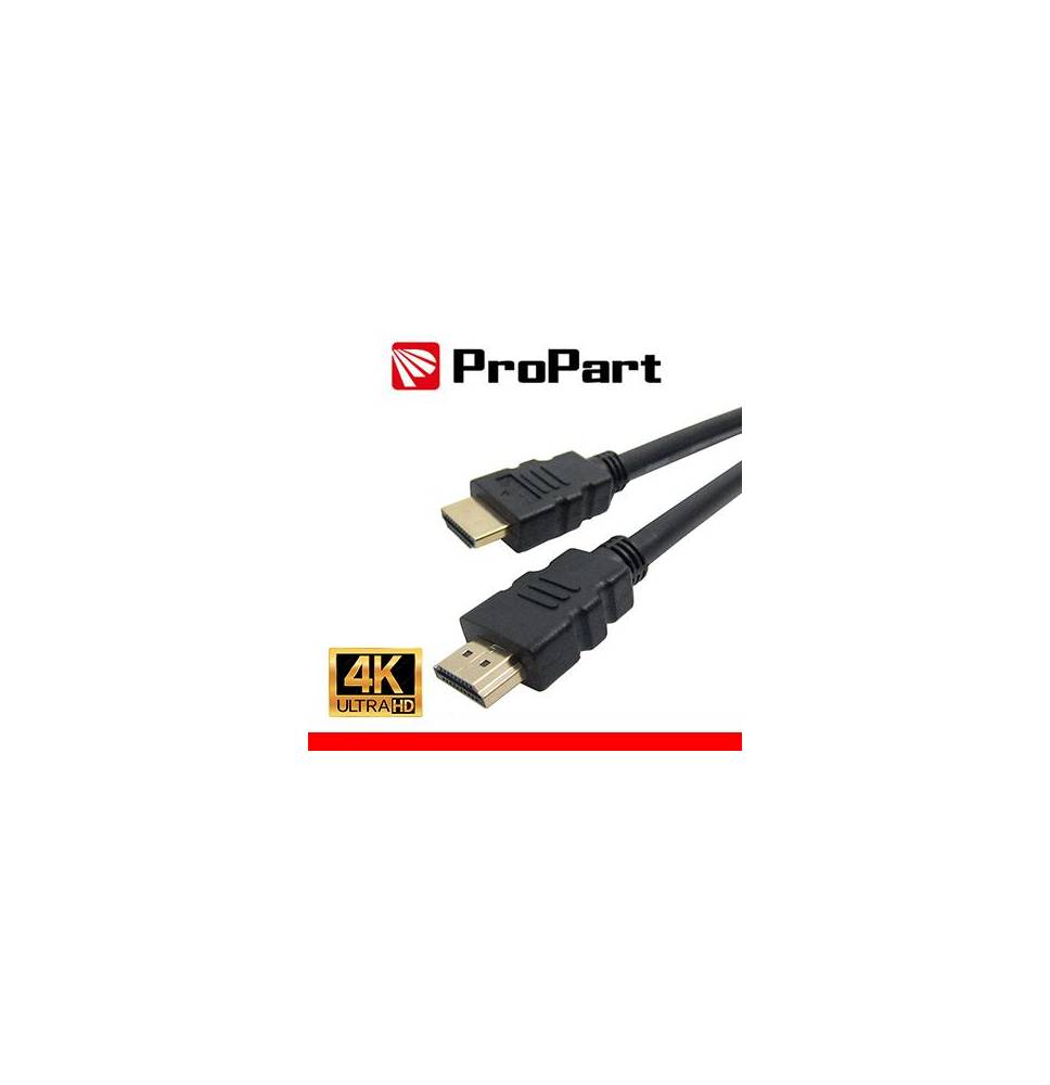 Cavo HDMI 2.0 High Speed 4K 3D con Ethernet 0.5m SP-SP NERO