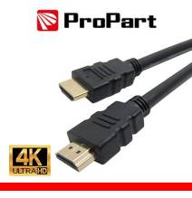 Cavo HDMI 2.0 High Speed 4K 3D con Ethernet 1m SP-SP NERO