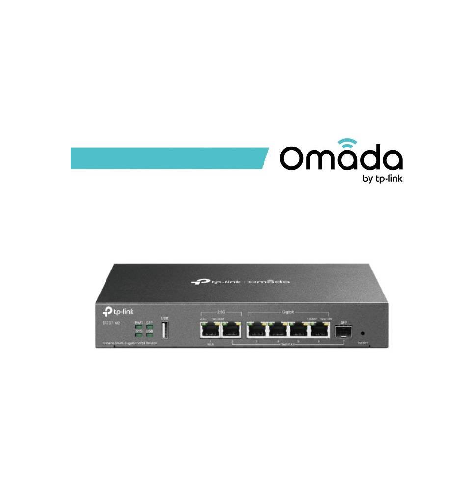 Omada Router VPN Multi-WAN con Porte 2.5G - ER707-M2