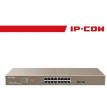 IP-COM Switch PoE Rack Cloud Managed L2 16 Port GE + 2SFP - G3318P-16-250W