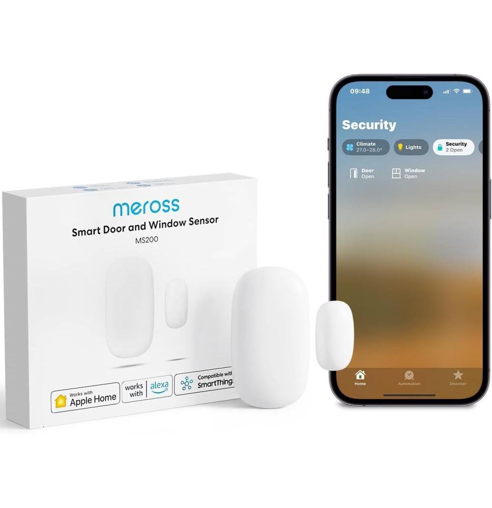 Meross Sensore Porte&Finestre Smart RF - Apple HomeKit